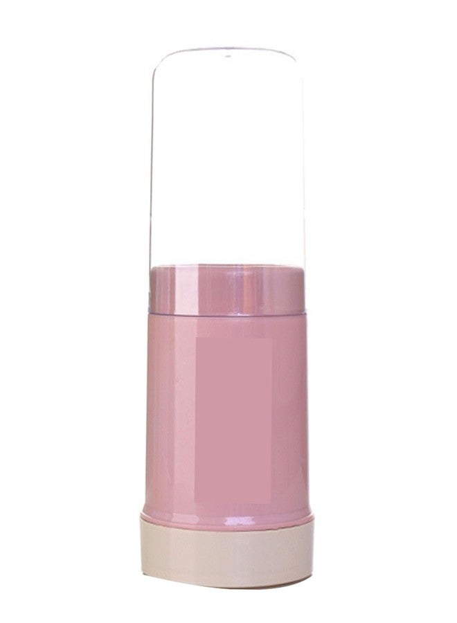Sunicon Kitchen Chopsticks Draining Rack, with Lid Dustproof Utensil Holder for Countertop Space-Saving Cutlery Organizer for Spoons, Forks, Tableware(Pink) - Image 1